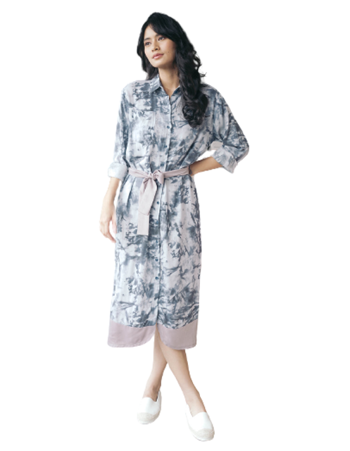 Onycha Mattana Tie Dye Midi Dress 1